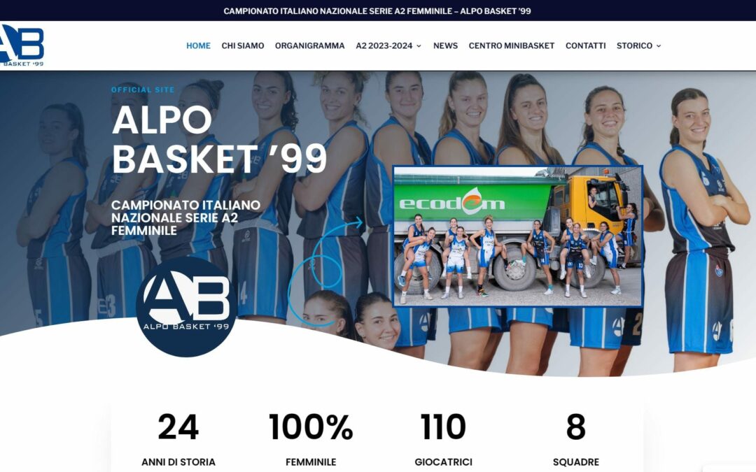 Nuovo sito Alpo Basket