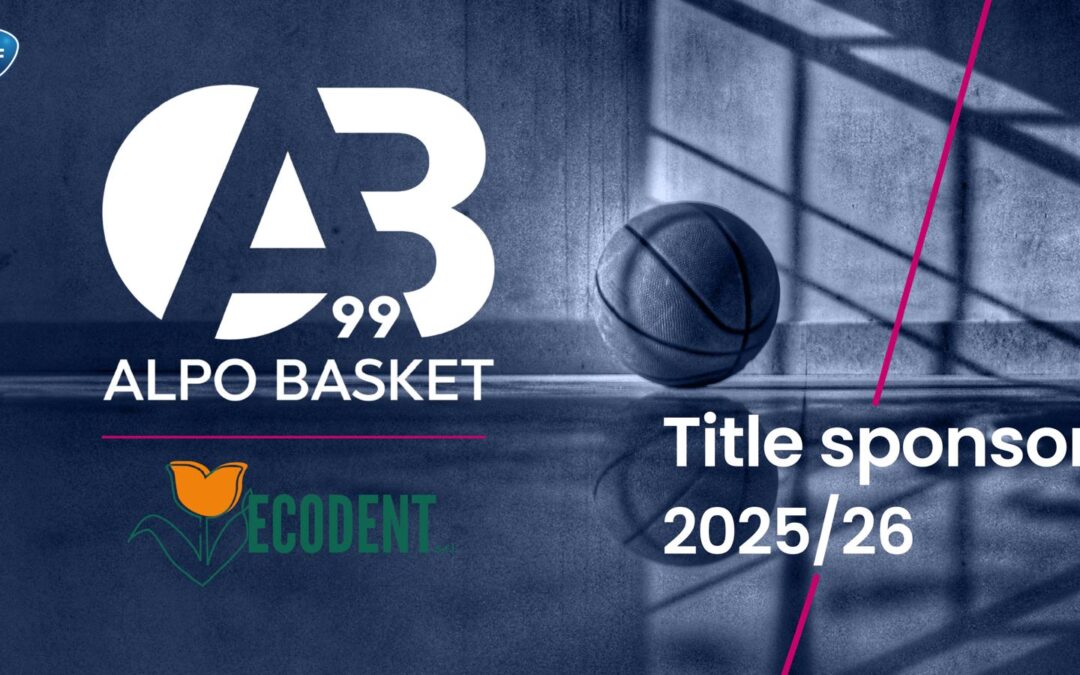 Ecodent, Title Sponsor dell’Alpo Basket per la stagione 2025/2026