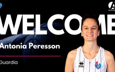Antonia Peresson è una nuova giocatrice dell’Ecodent Alpo Basket