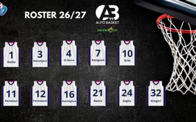 Ecodem Alpo Basket: Ufficiali i numeri di maglia